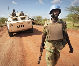 UN peacekeepers will arrive in the Central African Republic as early as September. © UNMIS PHOTO/STUART PRICE