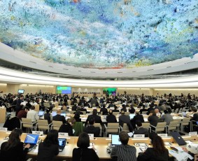 The Universal Periodic Review provides a regular opportunity for civil society to promote the ICC among states. © UN Human Rights Council