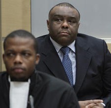 Jean-Pierre Bemba in an ICC courtroom in 2010. © REUTERS/Peter Dejong