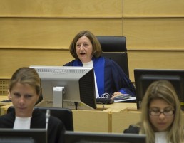 ICC President Judge Silvia Fernández de Gurmendi delivers the appeal ruling on Kenyas cooperation. © ICC-CPI